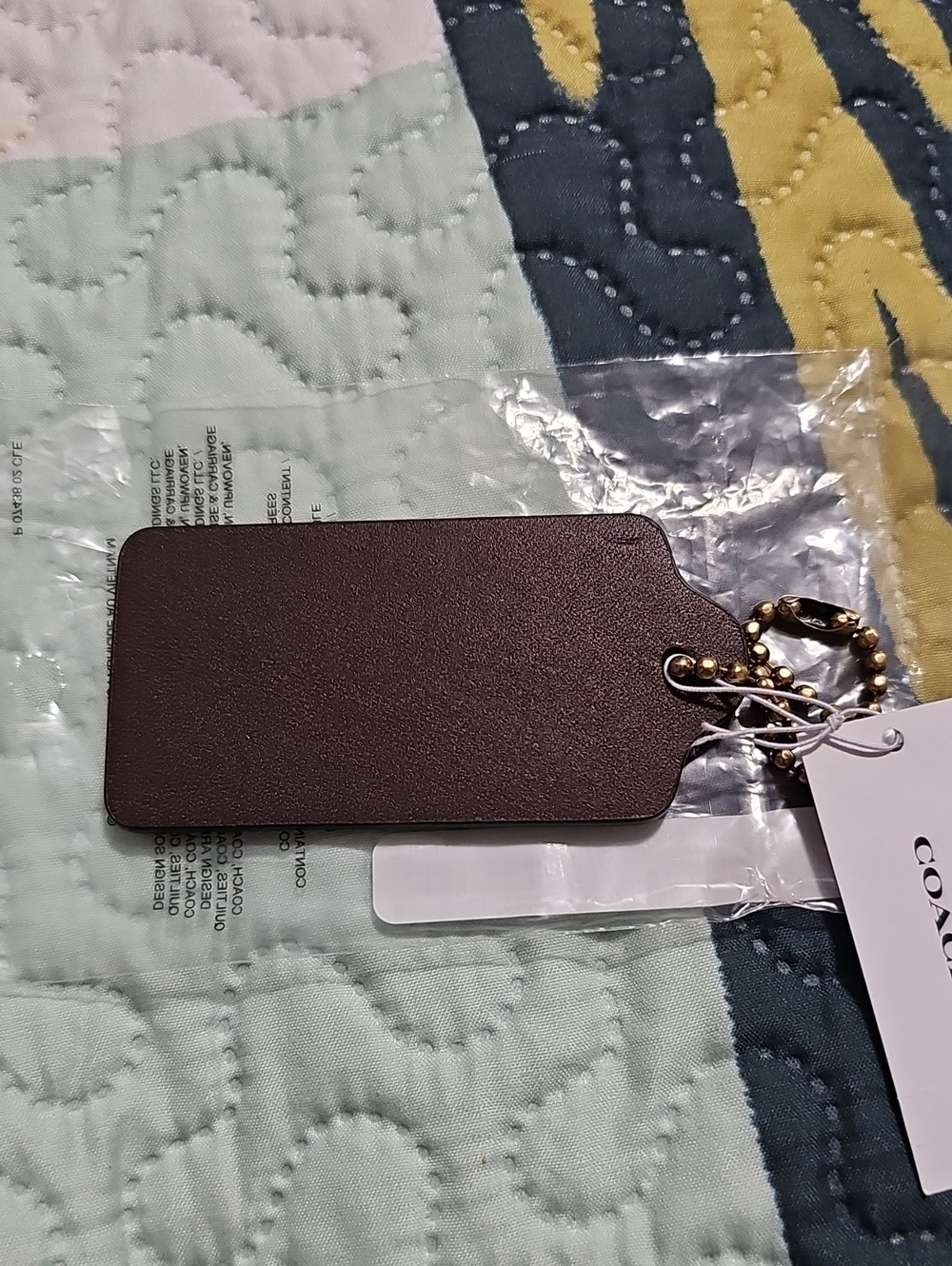 Coach Maple Large Hangtag CBA17 - Picture 3 of 4